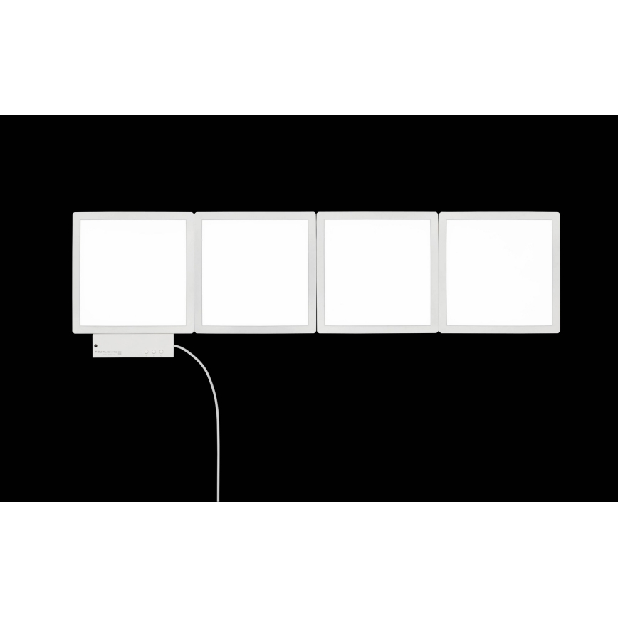 Wofi 4506.04.06.9000 - SETTI 4x LED RGB Himmennettävä seinävalo LED/2W/230V + kaukosäädin