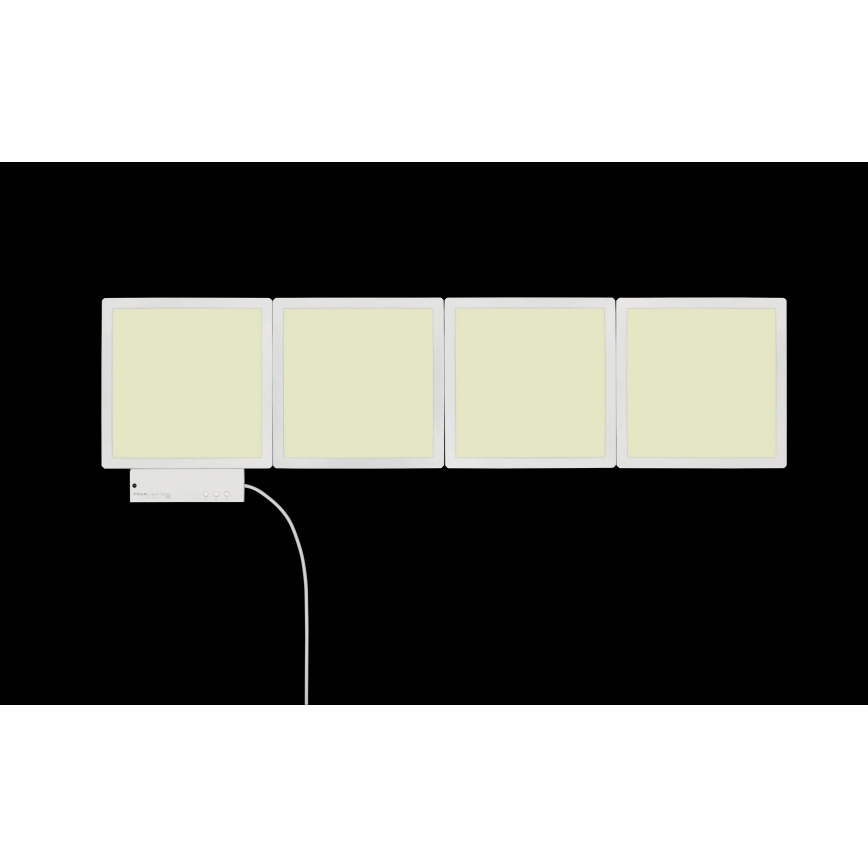 Wofi 4506.04.06.9000 - SETTI 4x LED RGB Himmennettävä seinävalo LED/2W/230V + kaukosäädin