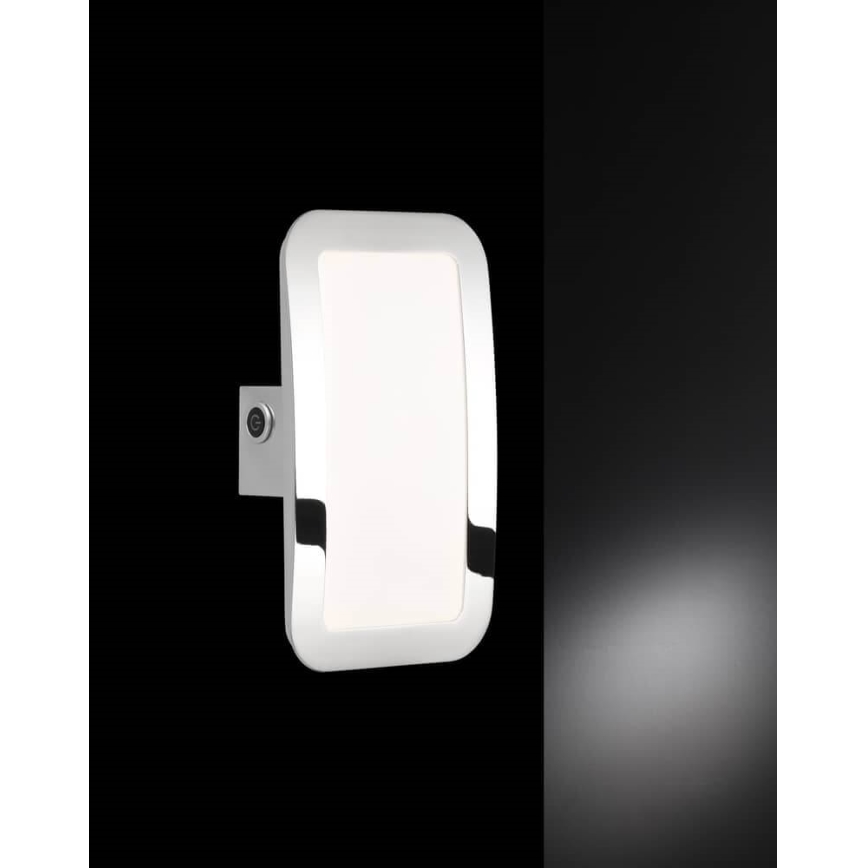 Wofi 4526.01.01.6000 - Himmennettävä LED-seinävalaisin SAGA LED/8W/230V