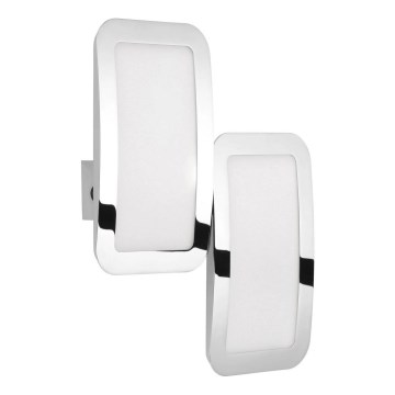 Wofi 4526.02.01.6000 - SETTI 2x LED Himmennettävä seinävalo SAGA LED/8W/230V