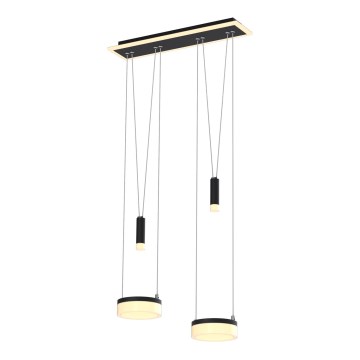 Wofi 6054-502 - Himmennettävä LED-kattokruunu johdossa JESSE LED/21W/230V musta