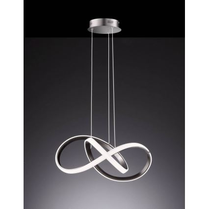 Wofi 6134.01.88.9000 - LED Himmennettävä kattokruunu johdossa INDIGO LED/44W/230V