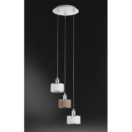 Wofi 619903019000 - Kattokruunu johdossa CIARA 3xE14/28W/230V