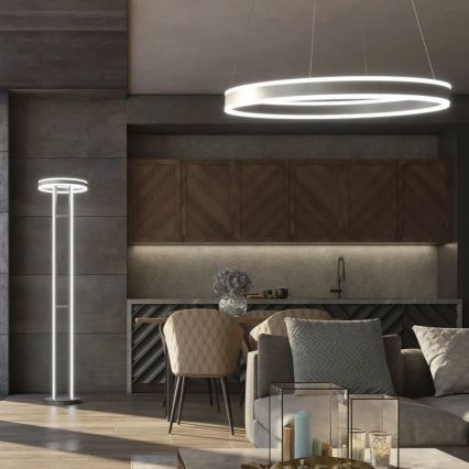 Wofi 6226.02.88.9000 - LED Himmennettävä kattokruunu johdossa KEMI LED/83W/230V + kaukosäädin