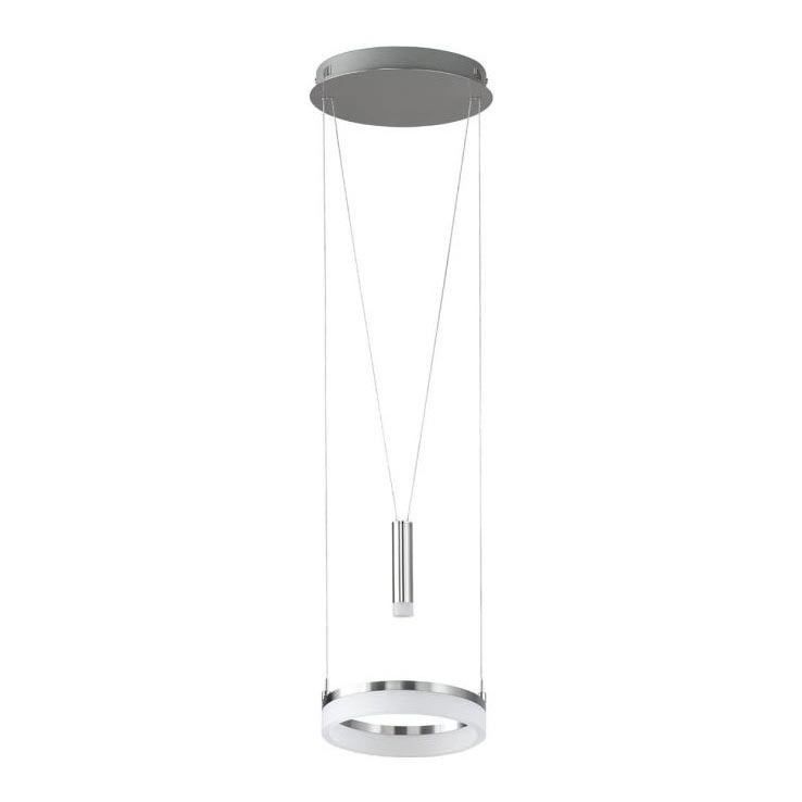 Wofi 6263.02.54.6250 - Himmennettävä LED-kattokruunu johdossa JETTE LED/10W/230V + LED/1W