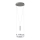 Wofi 6263.02.54.6250 - Himmennettävä LED-kattokruunu johdossa JETTE LED/10W/230V + LED/1W