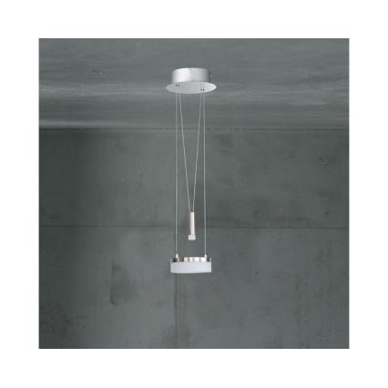 Wofi 6263.02.54.6250 - Himmennettävä LED-kattokruunu johdossa JETTE LED/10W/230V + LED/1W