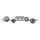 Wofi 7014-405W - Kiinteä LED-kattokruunu VILLA 4xG9/3W/230V musta