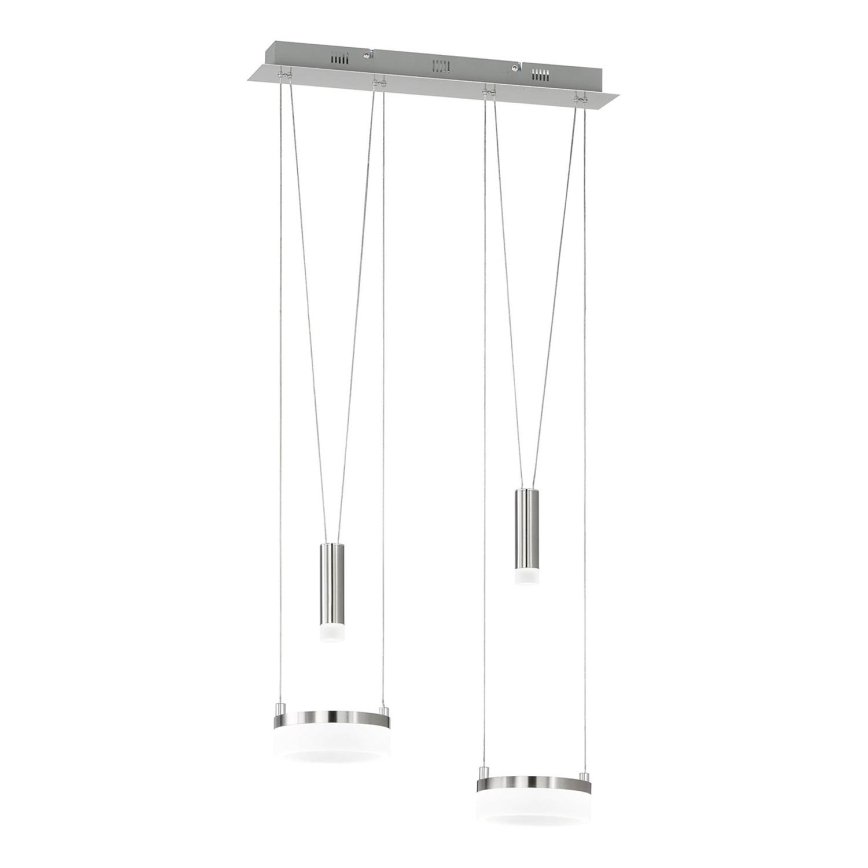 Wofi 7263.04.54.6000 - Himmennettävä LED-kattokruunu johdossa JETTE 2xLED/7,5W/230V + 2xLED/1W