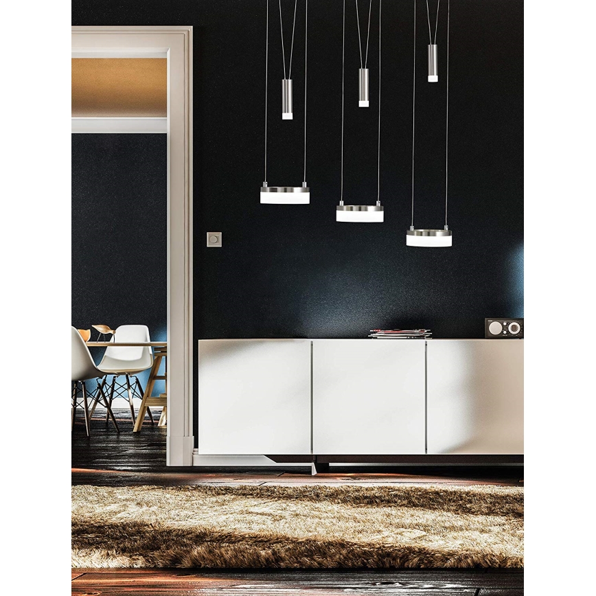 Wofi 7263.06.54.6000 - Himmennettävä LED-kattokruunu johdossa JETTE 3xLED/7,5W/230V + 3xLED/1W