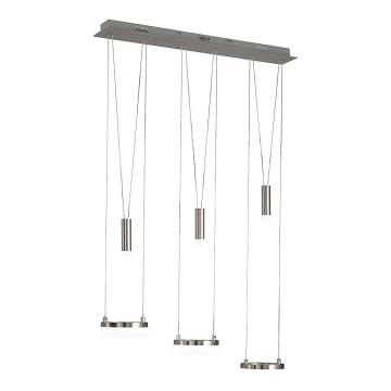 Wofi 7263.06.54.6000 - Himmennettävä LED-kattokruunu johdossa JETTE 3xLED/7,5W/230V + 3xLED/1W