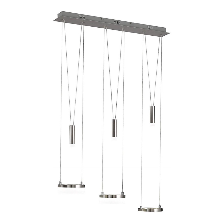 Wofi 7263.06.54.6000 - Himmennettävä LED-kattokruunu johdossa JETTE 3xLED/7,5W/230V + 3xLED/1W