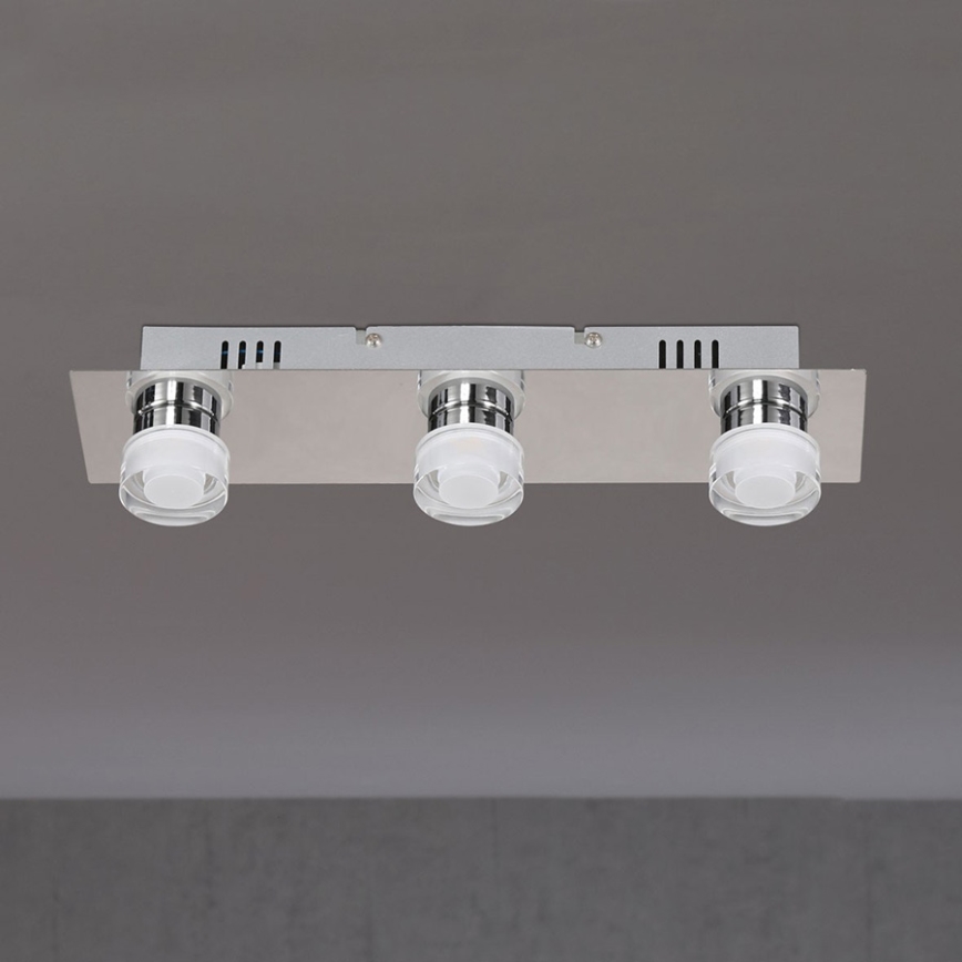 Wofi 7848.03.54.0000 - LED-kattovalaisin LORIENT 3xLED/4W/230V