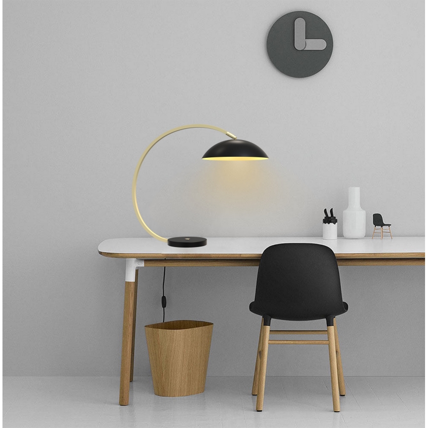 Wofi 8001-104 - LED Himmennettävä kosketuspöytävalaisin ROSCOFF LED/10,5W/230V musta/kulta