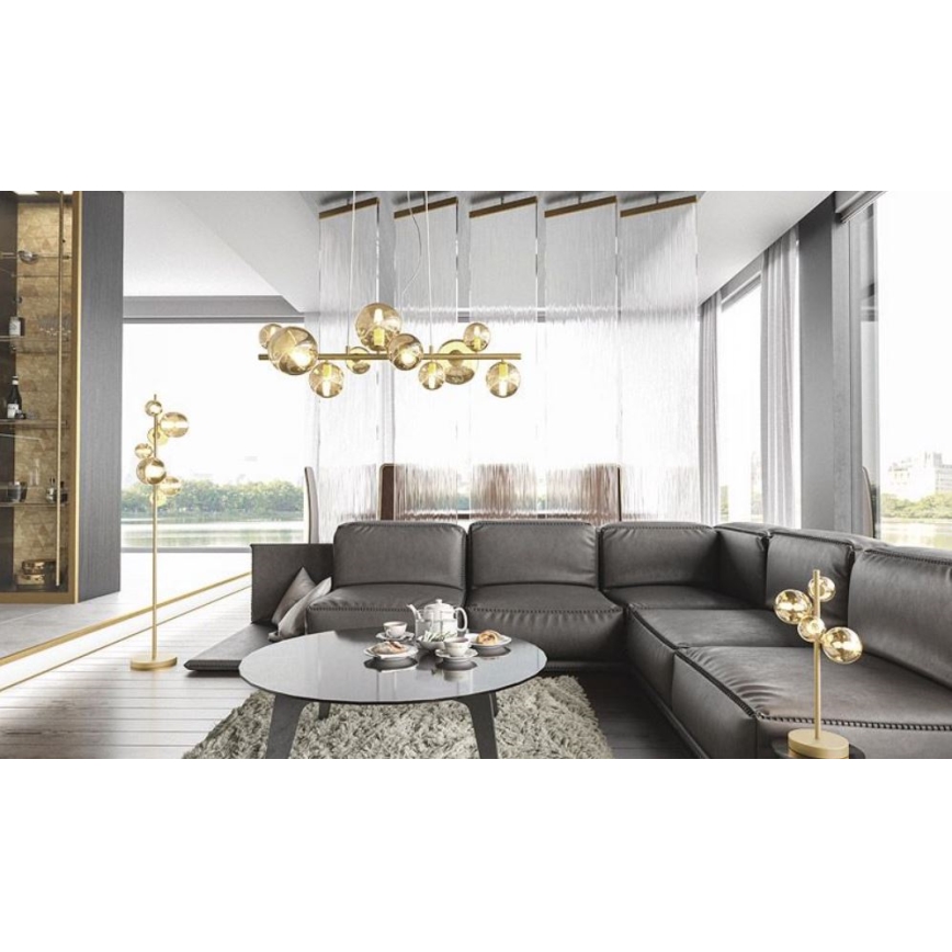 Wofi 8014.04.14.9000 - LED-pöytävalaisin VILLA 4xG9/3W/230V kulta
