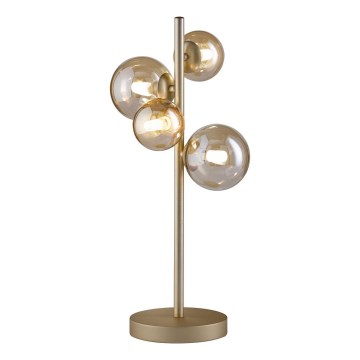 Wofi 8014.04.14.9000 - LED-pöytävalaisin VILLA 4xG9/3W/230V kulta