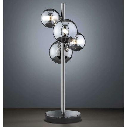 Wofi 8014.04.24.9000 - LED-pöytävalaisin VILLA 4xG9/3W/230V musta