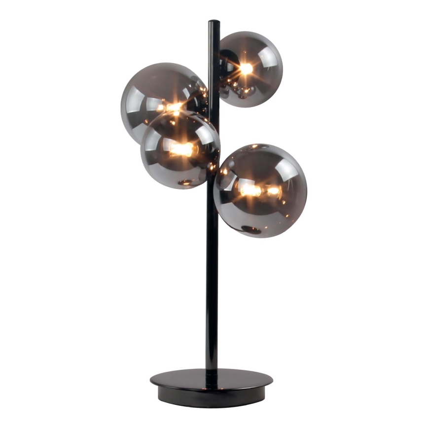 Wofi 8014.04.24.9000 - LED-pöytävalaisin VILLA 4xG9/3W/230V musta