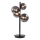 Wofi 8014.04.24.9000 - LED-pöytävalaisin VILLA 4xG9/3W/230V musta
