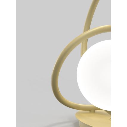 Wofi 8014-201 - LED-pöytävalaisin NANCY 2xG9/3,5W/230V kulta/valkoinen