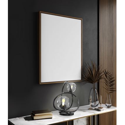 Wofi 8014-205 - LED-pöytävalaisin NANCY 2xG9/3,5W/230V musta/kiiltävä kromi