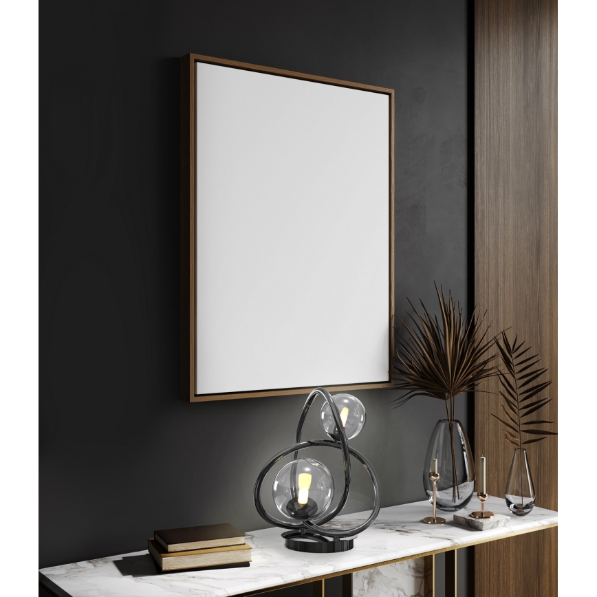 Wofi 8014-205 - LED-pöytävalaisin NANCY 2xG9/3,5W/230V musta/kiiltävä kromi