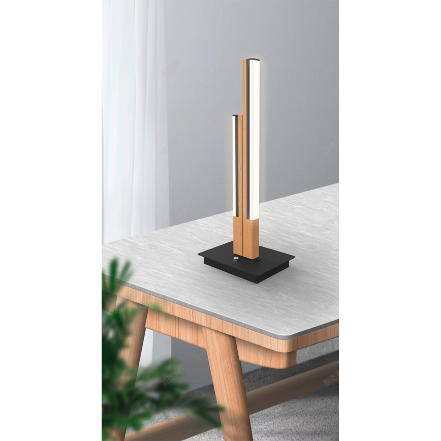 Wofi 8031-206 - LED Pöytävalaisin PALERMO LED/10,5W/230V kumipuu