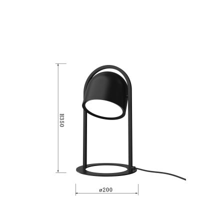 Wofi 8045-102 - LED Himmennettävä kosketuspöytävalaisin NIZZA LED/10,5W/230V musta