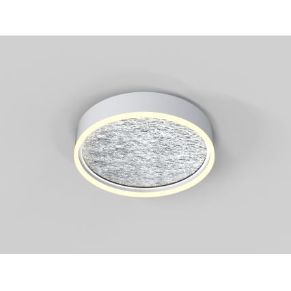 Wofi 9002-103M - Himmennettävä LED-kattovalaisin BORDEAUX LED/37W/230V hopea