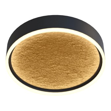 Wofi 9002-104M - LED himmennettävä kattovalaisin BORDEAUX LED/37W/230V musta/kulta