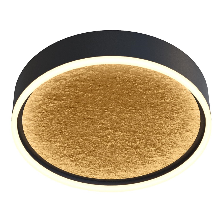 Wofi 9002-104M - LED himmennettävä kattovalaisin BORDEAUX LED/37W/230V musta/kulta