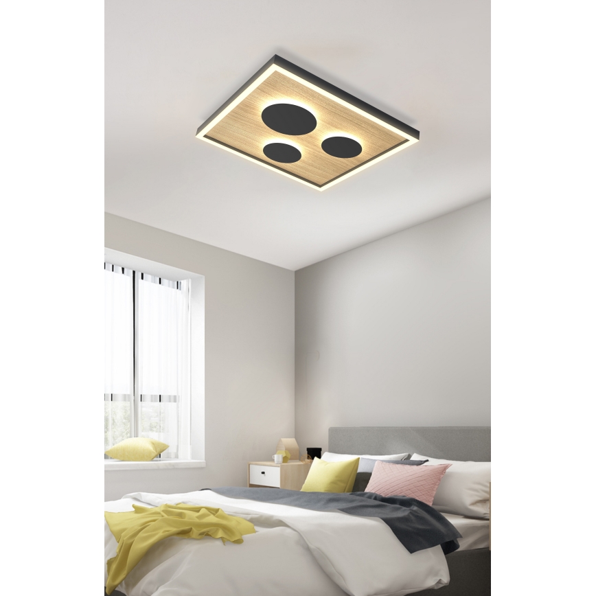Wofi 9012-306S - LED himmennettävä kattovalaisin DIJON LED/26W/230V