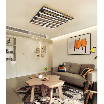 Wofi 9031-1006 - Himmennettävä LED-kattovalaisin PALERMO LED/40W/230V kumipuu