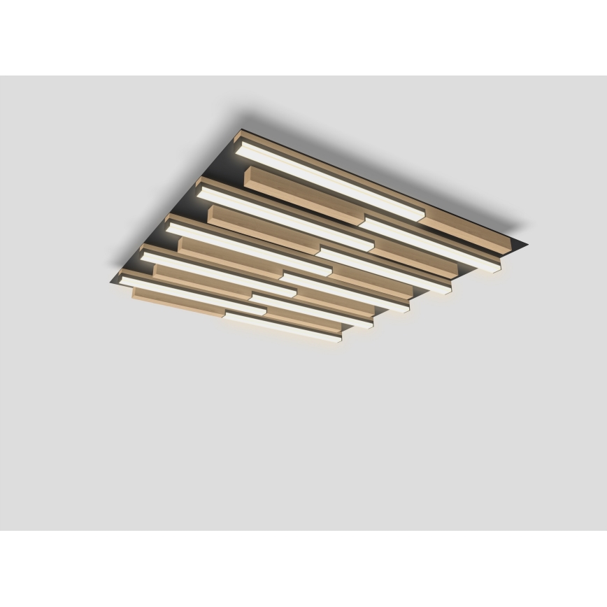 Wofi 9031-1006 - Himmennettävä LED-kattovalaisin PALERMO LED/40W/230V kumipuu