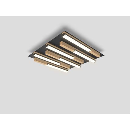 Wofi 9031-606 - LED himmennettävä kattovalaisin PALERMO LED/26W/230V kumipuu