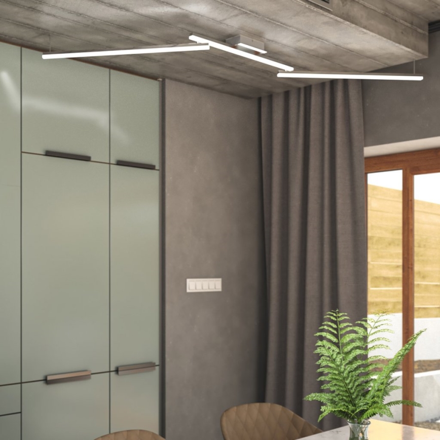Wofi 9163.03.01.0000 - Kiinteä LED-kattokruunu CLAY 3xLED/10W/230V