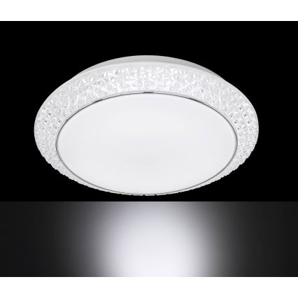 Wofi 9246.01.06.6410 - Himmennettävä LED-kattovalaisin VELDEN LED/18W/230V