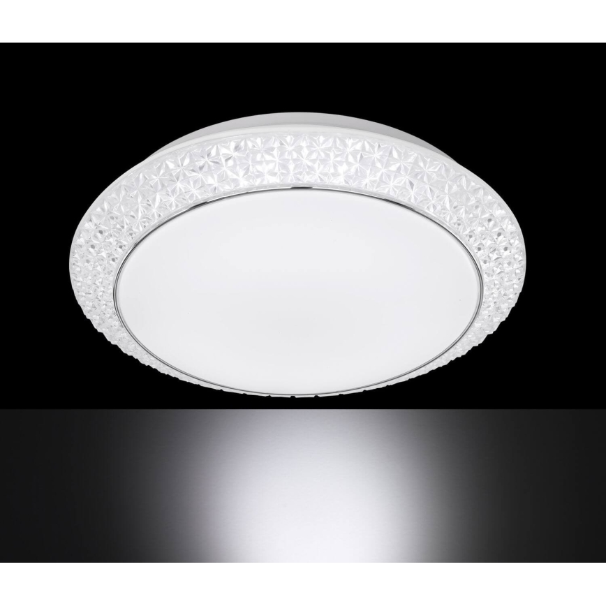 Wofi 9246.01.06.6410 - Himmennettävä LED-kattovalaisin VELDEN LED/18W/230V