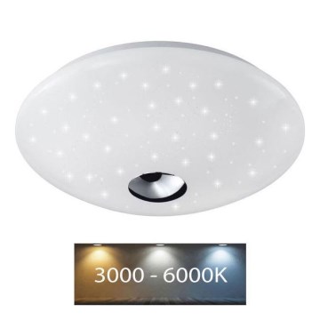 Wofi 9315.01.06.6320 - LED-kattovalaisin FOCUS LED/15W/230V 3000/4200/6500K halkaisija 32 cm