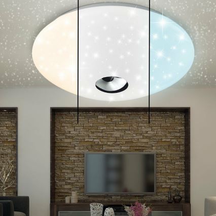 Wofi 9315.01.06.6320 - LED-kattovalaisin FOCUS LED/15W/230V 3000/4200/6500K halkaisija 32 cm