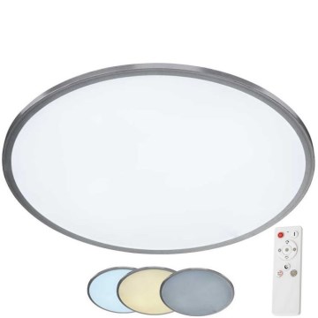 Wofi 9457.01.70.9600 - Himmennettävä LED-kattovalaisin LINOX LED/34W/230V 3000-6000K + kauko-ohjaus