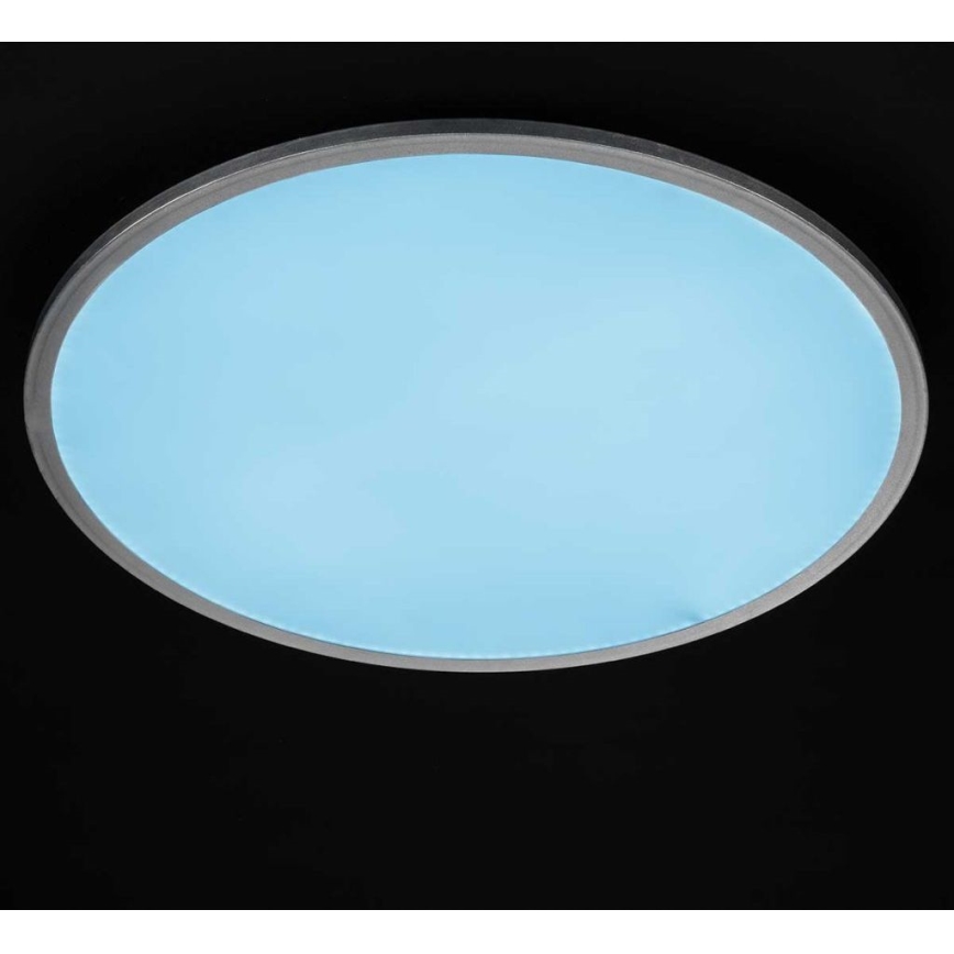 Wofi 9457.01.70.9600 - Himmennettävä LED-kattovalaisin LINOX LED/34W/230V 3000-6000K + kauko-ohjaus