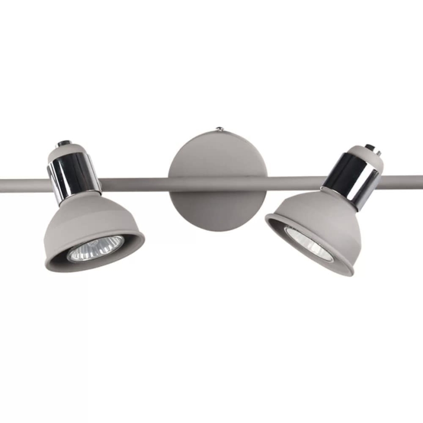 Wofi 984104509000 - Kohdevalo ISABEL 4xGU10/28W/230V harmaa