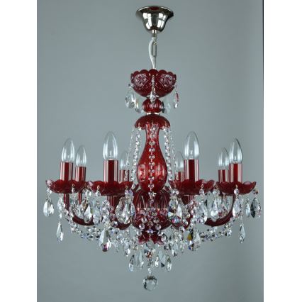 Wranovsky JWZ101083101 - Kristalli-ketjukattokruunu BRILLIANT 8xE14/40W/230V