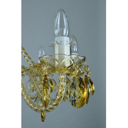 Wranovsky JWZ1140821008003 - Kristalli-ketjukattokruunu FINESSE 8xE14/40W/230V