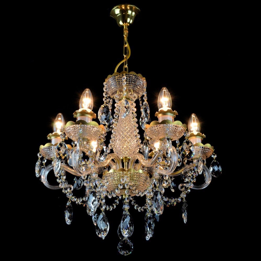 Wranovsky JWZ148062100 - Kristalli-ketjukattokruunu DIAMANT 6xE14/40W/230V