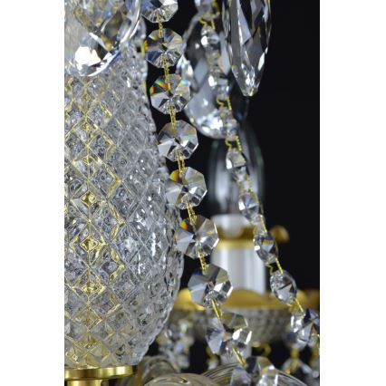 Wranovsky JWZ148062100 - Kristalli-ketjukattokruunu DIAMANT 6xE14/40W/230V
