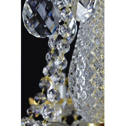 Wranovsky JWZ148062100 - Kristalli-ketjukattokruunu DIAMANT 6xE14/40W/230V