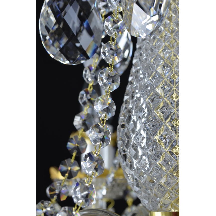 Wranovsky JWZ148062100 - Kristalli-ketjukattokruunu DIAMANT 6xE14/40W/230V