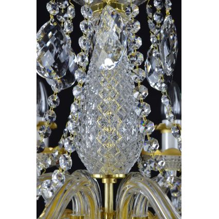 Wranovsky JWZ148062100 - Kristalli-ketjukattokruunu DIAMANT 6xE14/40W/230V